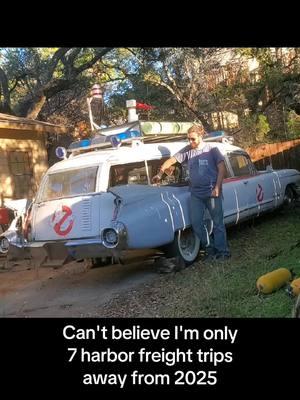 happy early 2025 everybody my resolution is to finish this stupid project 🤣 #restoration #projectcar #whoyagonnacall #iaintafraidofnoghost #ghostbusters #moviecar #ecto1 #wrecto1 #classiccar #nostalgia #rare #carguys #carguy #ectomobile 