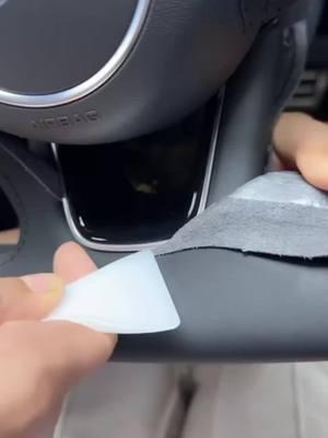 Steering Wheel Cover for Audi A1 A3 🚘 #enjoy #DIY #car #truck #automobile #interiordesign #steeringwheelcover #handsewing #installation #tutorial #relax 