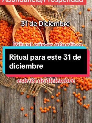 Abundacia y Prosperidad #ritual #tarot #tipdebruja #lentejas #tips #31dediciembre #happynewyear 