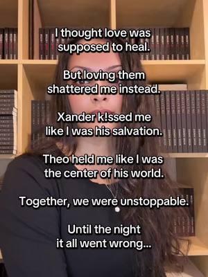 I thought I could run from their betrayal. But Xander’s anger and Theo’s silence haunt me every day. Can love survive betrayal? #RomanceWithAnEdge #BookTokAddicts #DarkRomanceBooks #BookishFeels #AngstAndLove #ForbiddenFeelings #BurningDesire #SinandBetrayalBook #SinandBetrayalSiennaSnow #siennasnow #siennasnowbooks 