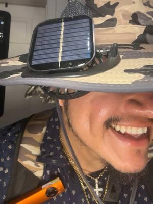 Solar fan outdoor hat with usb charging, long battery life, with 2 solar fans 3 speed adjustable sunhat super awesome check it out ☀️🦹🏽‍♂️👍🏽  #sunhats #hats #sunhat #hat #summerhats #hatoftheday #travelhats #TikTokShop #tiktokshopping  #tiktokshopfinds 