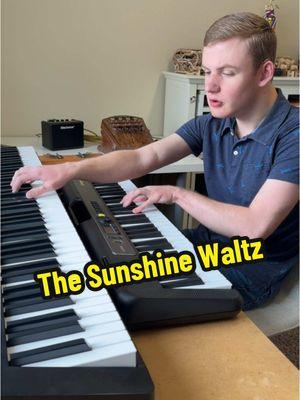 The Sunshine Waltz ☀️ Day 1,753 Feel Good Songs.  Tyson performs his own composition on his two Casio keyboards, The Sunshine Waltz. #piano #blind #blindpianist #blindmusician #casio #casiokeyboard @Casio Music Gear 