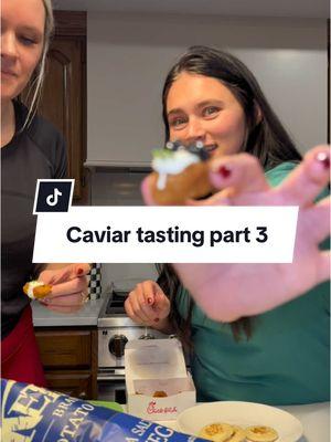 Caviar tasting part 3 #caviar #caviarbumps #wholefoods #sturgeon #caviartastetest @Whole Foods Market @KerrygoldUSA @Vermont Creamery  @Kettle Brand @inoffsinger 