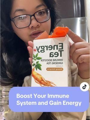 #energytea #ginsengtea #immuneboost #immunesystem #fluseason #happybirthday 