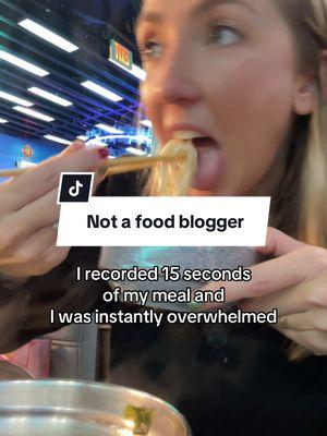 My brain couldn’t handle the ordering, talking, enjoying, eating & recording at the same time 🤪 #notafoodblogger #regularmom 