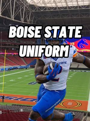 Boise State is sticking to their Fiesta Bowl tradition with their uniforms #college #football #sports #boisestate #pennstate #drewallar #tylerwarren #nicksingleton #julianfleming #jamesfranklin #madduxmadsen #ashtonjeanty 