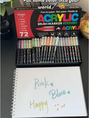 Grab some of these acrylic markers for rhe artist in you thats waiting to come out! #art #acrylicpainting #acrylicmarkers #artset #artgifts #artsandcrafts #markerart #paint #paintbrush #art #artist #markerart #coloringbook #partywithpopilus #treaurefinds #tiktokmademebuyit #TikTokShop #christmasgift#tiktokshopfinds #tiktokshoplastchance #tiktokshopnewyearnewaura #fypシ゚viral  #gift