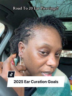 Replying to @Amber the goal is to be done with my ears in 2025! It’s looking like it’ll happen! #earpiercing #earstyling #earcuration #piercingtok 