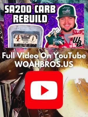 SA200 Carb Rebuild with WoahBros #woahbros #sa200 #weld #welder #welding #carburator 