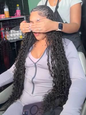 When you open your eyes again, your hairstylist will give you a big surprise💕🌹Wig link in my bi0 #allovehair#deepwave#hairbulk#newyear#newhair#blackgirlmagic #foryou#luxury#braid