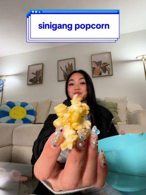 currently on my second bag of sinigang popcorn 🍿🦐 - now THIS ONE is a bannnggeerrrr!! I love that the Filipino community has so many great suggestions like this one or else I would have never thought of doing this!! What other combos should I try with sinigang or Filipino food? I’m so invested in this series 😂🇵🇭 - also these mini bags from orville are great for a little late night snack! yurrrmmmm😋 #filipinofood #sinigang #sinigangmix #trythisrecipe #popcorn #popcornrecipe #sinigangpopcorn #filipinopopcorn 