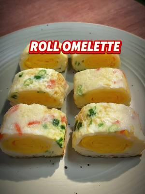 Roll omelette #EasyRecipe #simplerecipe #omelette #rollomelete #egg #eggroll 