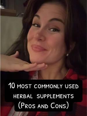 Top 10 herbal supplements and their pros/cons. Herbal supplements have many, many health benefits. However, there’s side effects and interactions with medications, so it is important to discuss with your physician prior to starting! #herbalmedicine #osteopathicmedicine #herbalsupplements #physician #nutrition #healthh #fitness #holysticmedicine 