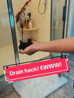 Drain cleaner.. works miracles! Its such a good price and the drains worked great after this! #drainhack #unclog #hairindrain #homehack #showerdrain #cloggeddrain #bathroomhack #CleanTok #momlife #dadlife 