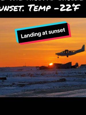 Watching @66°N Pilot EMS Fire land the medevac plane. #arcticcircle #medevac #ems #cold #belowzero #alaska 