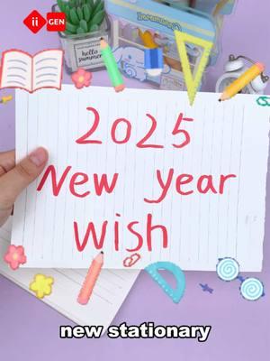 What about your new year wish?#iigen #stationery #stationeryaddict #funnyvideo #happynewyear #newyear #newyearwish #wish #happynewyear2025 #funnyvideo #fyp #iigenstationery 