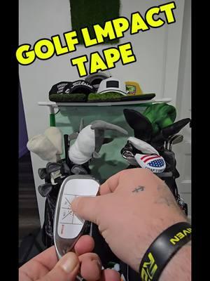 Great golf training impact tape#golfswing #golftrainingaids #golfaccessories #arttodogolf 