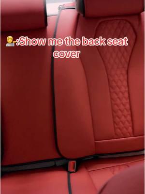 Let see how the back seat looks✨#carseatcover #carseatcovers #cartiktok#cartok #caraccessories #carupgrades#redseats #coverado #foryoupage