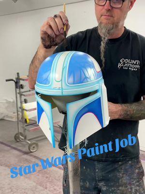 This is the way we do things at Count’s Kustoms! In between car and motorcycle builds, it's fun to throw in some unique paint jobs, so check out Ryan Evans painting this one-of-a-kind Star Wars helmet!  #countskustoms #lasvegas #history #countingcars #starwars  Merch: www.countskustoms.shop @Michael Henry @CountsKustoms.shop @World famous ghettoBOB @The Rag Company @vyperchair @Walter codesido @armadillodesigns 