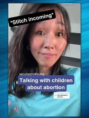 A response to @VickiChanMD. If you truly believe that abortion is justified, then you should be able to discuss it candidly with your children. #abortion #abortiondebate #prochoice #proabortion #prolife #antichoice #antiabortion #abortionpill #abortionprocedure #talkingaboutabortion #spl #secularprolife #parenting #parenthood #children #talkingwithchildren #fyp #foryoupage