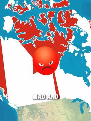 What if Canada got mad? #history #unitedstates #geography #mapping #militarytiktok #wingeo #canada🇨🇦 #geomap 