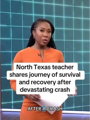 A Collin County teacher is recovering in the hospital following a serious car crash more than two weeks ago near Princeton. Rosanna Strickland suffered extensive injuries, including a broken hip, ankle, and back, along with nearly 100 fractures in her face. NBC 5's Meredith Yeomans spoke to Strickland about her recovery, more at the link in bio. #wylie #collincounty #nbcdfw 