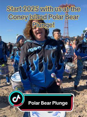 Start 2025 with us at the Coney Islando Polar Bear Plunge! #coneyisland #polarbearplunge #samba 