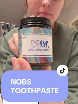 NOBS Toothpaste Review! These are so cool! Say goodbye to bad ingredients and toothpaste tube mess! #toothpaste #nobs #nobstoothpaste #nofluoride #fluoridefree #TikTokShop 