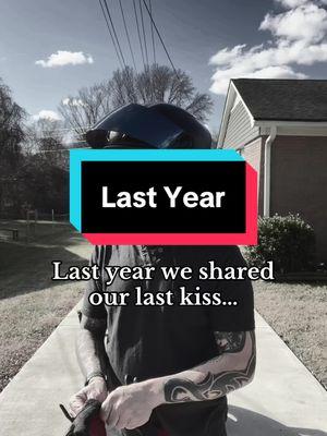 Here’s to a new year… #happynewyear #lastkiss #goodbye #biker #baad_donkey