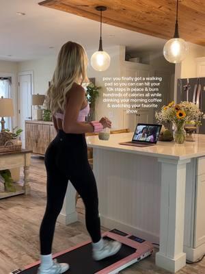 this walking pad is LIFE CHANGING 🧘🏼‍♀️✨🏃🏼‍♀️ #wfh #walking #2025 #resolution 