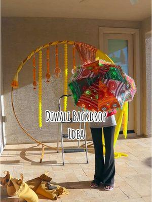 Diwali easy backdrop : : #backdropdecoration #diwalispecial #crazyaboutcouture #southasian #desigirl #fypシ #photobackdrop 