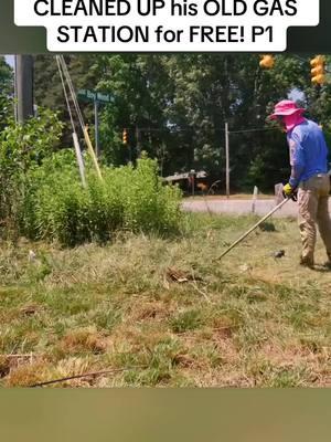 OWNER had CANCER so we CLEANED UP his OLD GAS STATION for FREE! P1 #Lawntransformation #Overgrownyard #Insaneovergrownyard #Mowingtransformation #Mowingforfree #Theblessingboys #Blessingboys #Blesingboys #Tallgrassmowing #Freecleanup #Yardcleanup #Blessingbrothers #Transformation 