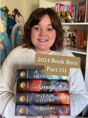 #2024BookRecs Part 151 and December review 14 covers #TheHeroesOfOlympus series by #RickRiordan This series is sooo worth the read for any #PercyJackson fan! #BeasleysBooks #BookRec #BookRecs #BookReview #ReadersOfTikTok #PJO #PercyJacksonAndTheOlympians #Inverted 