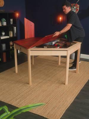 Why settle for a regular table when you can have this?💪🔨 Assembling a Modular Gaming Table is a breeze—ready to make it the centerpiece of your game night? Available to purchase on our website and ships within 1 week 🔥 Link in Bio #gamingtable #boardgametable #gamenightgoals