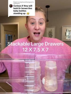 Replying to @stephaniethompson I hope this helps! #storagehacks #stackabledrawers #organizedhome 