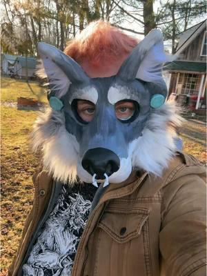 New mask reveal!! . . . #therian #therianthropy #theriansoftiktok #therianmask #wolftherian #theriantiktok #therians #furry #fursuit #fursuitmaker #furryfandom #furrytiktok #theriangear #fursuiting #quadrobics #otherkin #therianthrope #cringe #furries 