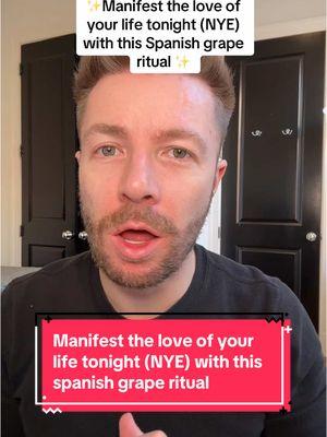 Manifest the love of your life at midnight on new years eve #creatorsearchinsights #grapetrend #grapechallenge #luckygrape #nye #12grapes #newyearseve #goodluck #manifestation #2025 #tiktoktrend #manifestation #culture 