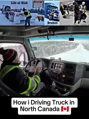 How i Driving Truck in North Canada 🇨🇦 in Snow Storm #foryou #trending #fyp #beauty #truckinglife #travelvlog #Vlog #canandalife🇨🇦 #solotravel #canandalife #truckinglife #surrey #snow 