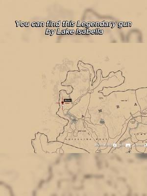 You can find this Legendary gun by Lake Isabella #reddeadredemption2 #reddeadredemption #rdr #rdr2 #arthurmorgan #reddeadonline