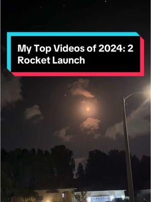 My 2nd most popular video this year, showing my husband his first rocket launch! It was a SpaceX Starlink launch in Florida. #space #rocket #spacex #florida #capecanaveral 