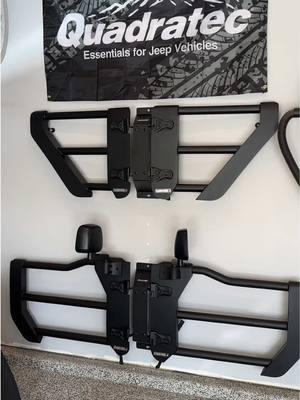 Tube door season is coming to an end where I live…  Do you have door hangers to hang them on so that they aren’t just laying on the ground?! If not @Quadratec has you covered with this QuadraTop Wall Mount Door Hanger Bracket! Universal to fit ALL make and models of Jeep! These are perfect for OEM doors, half doors, and tube doors!  Order today at Quadratec.com!  #tiktok #jeep #fyp #fypシ #tubedoors #quadratec #winter #cold #jeeplife #viral #trending #itstime #howto #install #hang #display