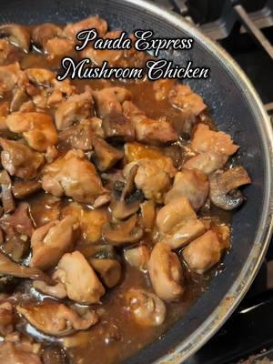 This is a spectacular meal! Tastes just like Panda Express mushroom chicken #copycat #pandaexpress #easydinner #quickweeknightdinner  #5starreviews #fyp 