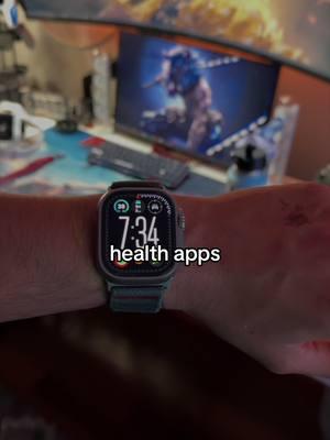 Two of the best fitness health tracking apps ⌚️ . #techtok #traveltech #tech #homeoffice #healthtracking #applewatch #applewatchultra 