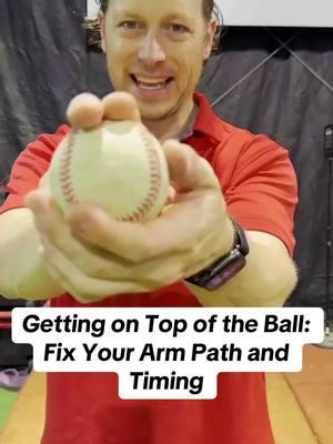 p of the ball? It’s not as easy as it sounds. Here’s what’s happening: When your trunk rotates, your forearm naturally wants to supinate (thumb back, on the side of the ball). To fix this, you need to: ✅ Load in supination and spring into pronation at release to spin the ball hard. ✅ Ensure your arm is fully cocked straight up and down before trunk rotation. ❌ Common Mistakes: 	•	Late arm timing: If your arm isn’t cocked before the trunk rotates, you’ll stay supinated and lose spin. 	•	Pushing the ball: Cocking too early or letting the elbow push out leads to a weak, pushing motion that kills pronation. 	•	Trunk dragging the arm: If your trunk rotates early and your arm is still extended, it creates drag, forcing you to pull the arm in – but this just leads back to pushing. ✅ The Solution: 	•	Keep the trunk back and arm around 90°. 	•	Get the arm fully cocked before rotation. 	•	Sync the elbow and shoulder to move together through supination, neutral at release, and hard into pronation. Mastering this will help you stay on top of the ball, spin it better, and protect your arm. 🚀 🔗 Learn more about throwing mechanics at TopVelocity.com #TopVelocity #PitchingMechanics #GetOnTopOfTheBall #ThrowGas #BaseballTraining #ElitePitcher #ArmTiming #SpinEfficiency #BaseballDevelopment #ThrowHard #TrainSmart 