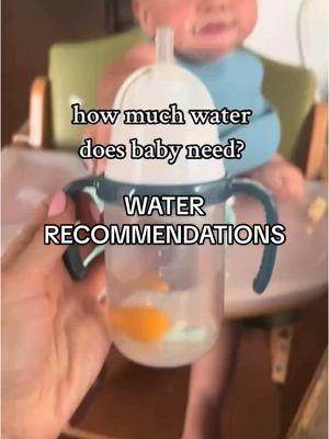 TOP 4 POST OF 2024 ✨ Exclusively breastfed babies (0-6 months old) do not need additional water.  The World Health Organization (WHO) notes that babies that are breastfed don’t need additional water, as breast milk is over 80 percent water and provides the fluids your baby needs! Even in the first few days after birth before mom’s milk has “come in”, colostrum is all that is needed to keep the baby well hydrated (assuming baby is nursing effectively).⁣ You may notice your infant requiring more nursing sessions if prolonged time is spent in the heat. I highly recommend offering more nursing sessions if you have any concerns with less than optimal fluid intake, or if you see decreased wet diaper output.  Again, if you have any concerns about your child being dehydrated, reach out to your pediatrician immediately. Small amounts of water when starting solids at 6 months can be provided with meals. This can help with clearing the mouth if baby overstuffs or with pacing the feeding. No more than 4-8 ounces of water should be provided a day from the age of 6-12 months.  Water can be provided in an open cup or straw cup at mealtimes which helps promote oral motor skills.  For 6 to 12-month-olds, offering a small amount of plain water (4-8 ounces total per day) in an open, sippy, or strawed cup is recommended.12 This drinking water is not intended to replace any amount of breast milk or infant formula, and practically speaking, it is unlikely that much of this drinking water will be ingested as many infants 6 to 12-months-old are still developing cup-drinking skills. This practice is suggested to help familiarize the infant with plain water    Source: Lott M, Callahan E, Welker Duffy E, Story M, Daniels S. Healthy Beverage Consumption in Early Childhood: Recommendations from Key National Health and Nutrition Organizations. Consensus Statement. Durham, NC: Healthy Eating Research, 2019. Available at http://healthyeatingresearch.org. #fyp #blw #babyledwean #babyfeeding #blwmeals #blwinspo #babyfoods #viral 