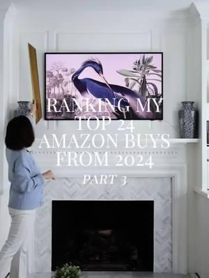 Which is your favorite?? Part 3️⃣ Are you a preppy grandmillennial who loves a good Amazon find? Looking for new and affordable home decor? Then you’re going to love this list!  I went through all of my Amazon orders from 2024 and picked my 24 favorites.  🩵All saved on my Amazon Storefront! Just look for the list named “My Top 24 Amazon Purchases of 2024” 🩵 #amazonhome #amazonfind #founditonamazon #preppy #grandmillennial #grandmillennialhome #grandmillennialdecor #blueandwhiteforever 