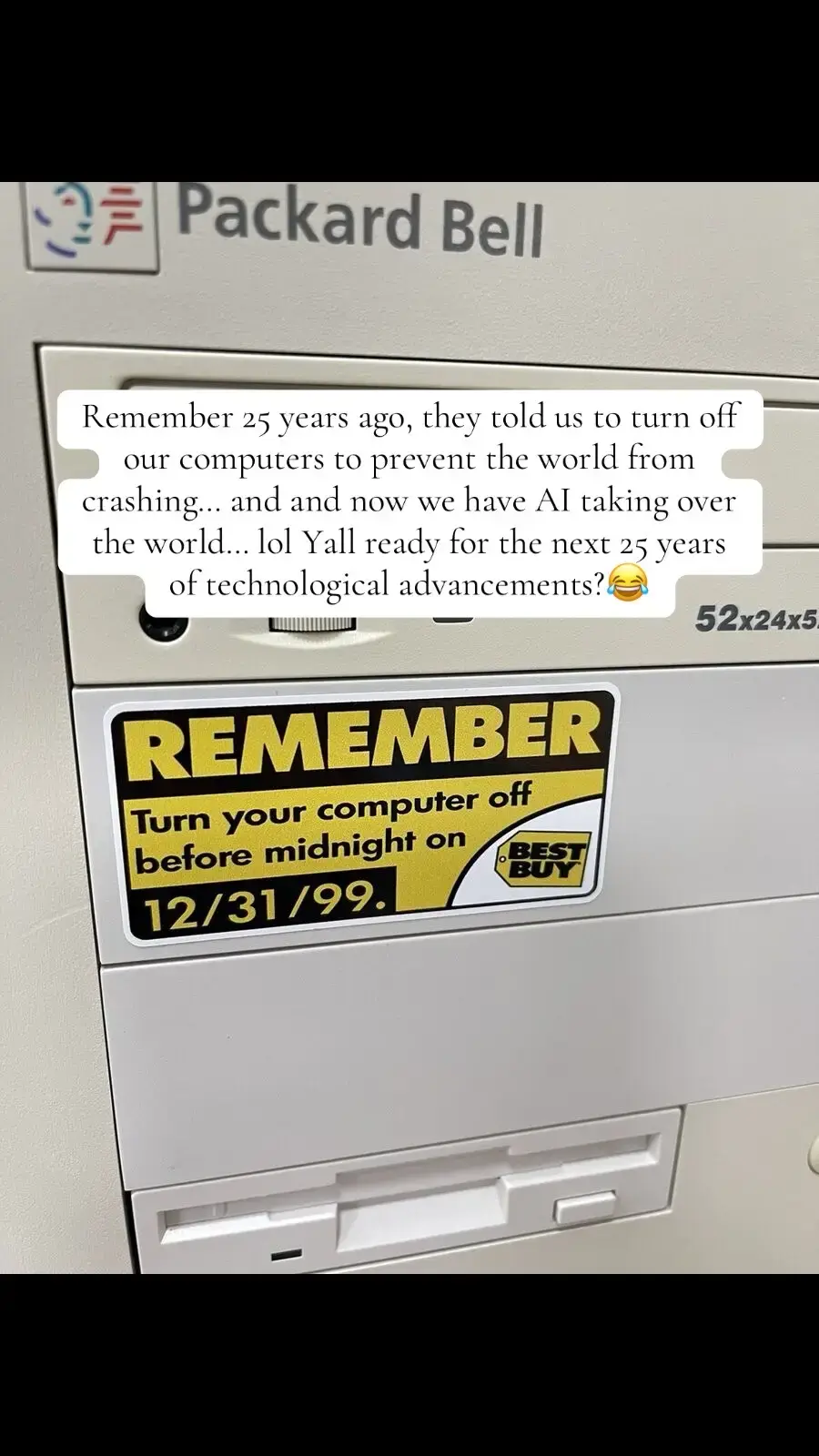 #1999to2024 #25years #y2k #ai #whorememebers #whatawildride #whatdidwelearn #whototrustandnottotrust #bigtech #packardbell #bestbuy #mircosoft #openai #meta #google #amazon #holochain #holofuel #mutualcreditcurrency #p2p #data #datasovereignty 