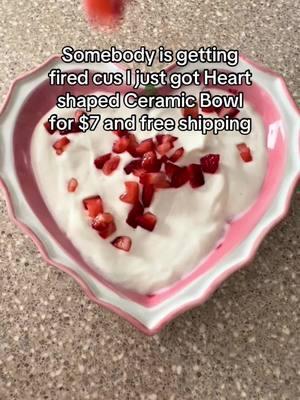 Heart shaped Ceramic Bowls #ceramicbowl #ValentinesDay #valentinedaygifideas #giftsforher #heartshaped #strawberry #kitchenware #plates #TikTokShopLastChance #tiktokshopnewyearnewaura 