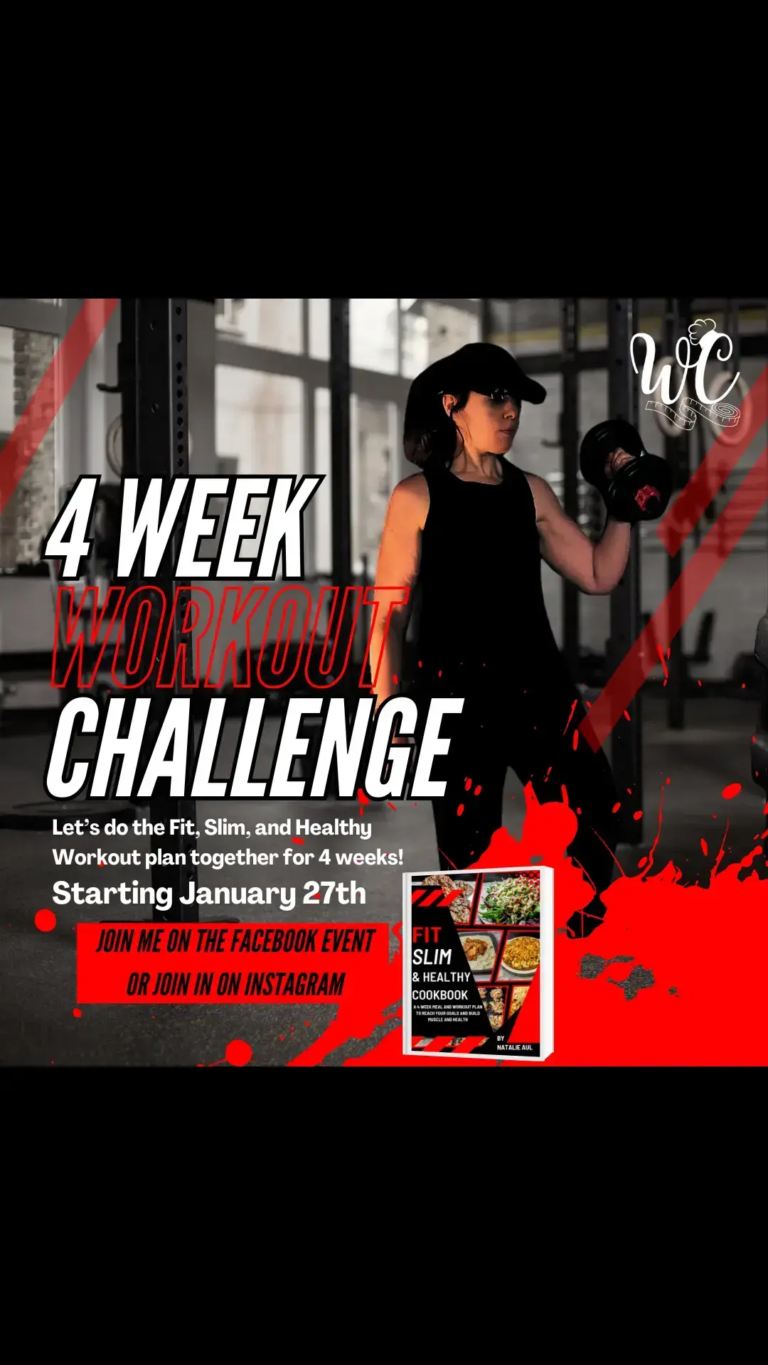 Join me January 27th for a 4 week workout challenge as we go through my brand new Fit, Slim, and Healthy 4 week meal and workout planner. create a new habit that will set you up for success!!  get a personal trainer in a book to get you fit, slim, and healthy! 💪😎 get yours and join the challenge 👇👇 WeightLossRecipesCookbook.com  . .     #personaltrainer #EasyRecipe #batchcooking #weightlossplanner #planforsuccess #newyearsresolution #january #easyweightloss #weightloss #nosugar #noflour #weightlosssuccess #cantloseweight #workout 