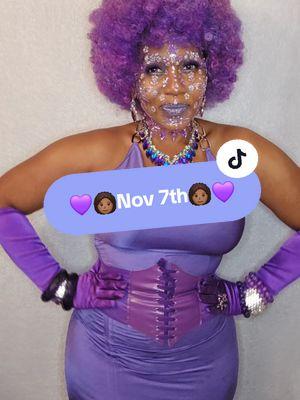 💜💜👩🏾‍🦱Nov 7th💜💜👩🏾‍🦱 Purple Goddess @MoEUnique82 @MoEUnique82 @MoEUnique82  #transition #makeuptransition #faceart #facejewels #glittermakeup #creativemakeup #faceartmakeup #nov7th #November #November2024 #Purple #purplegoddess #allpurple #myfavoritecolor #purpledress #purpleoutfit #Royalty #purplemakeup #purplehair #everythingpurple #purpleeverything 